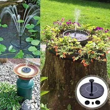 Fonte para Pássaros com Painel Solar e Kit de Fácil Instalação - Melhor Adição para seu Jardim!