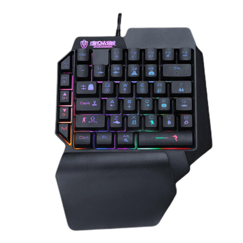 Mini teclado gamer portátil